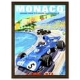 thumbnail image 1 of Advert Motor Sport Monaco Grand Prix 1973 A4 Artwork Framed Wall Art Print, 1 of 4