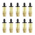 thumbnail image 1 of Jikaix 10pcs/set Practical Pressure-proof Spray Nozzle Reliable Adjustable Copper Hose Nozzle For Outdoor, 1 of 5