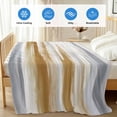 thumbnail image 4 of Brown Gray White Cooling Blanket,Lightweight Breathable Summer Throw Blanket with Double Sided Cold Effect,Vintage Rustic Abstract Mottled Art Picnic Blankets Bed Sheet for Hot Sleepers 50"x60", 4 of 8