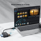thumbnail image 5 of Lector de tarjetas 4 en 1, lector de tarjetas TF SD MS, adaptador multitarjeta externo para computadora, cámara, interfaz USB 3.0 y USB C, 5 of 8