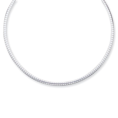Sterling Silver 3mm Cubetto Necklace QU3