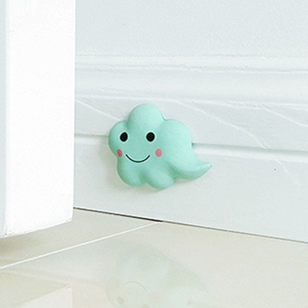 3PCS With Silicone Door Rear Bumper Pad + Refrigerator Sticker