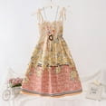 thumbnail image 7 of Ougyinr Kids Girls Floral Dresses 2-12T Toddler Dress Sleeveless Summer Dresses Little Toddler Rainbow Sundress Slip Dresses, 7 of 7