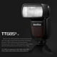 thumbnail image 5 of Cámara Lámpara flash Godox Thinklite TT685IIN TTL en cámara Speedlight 2.4G Wirelss X System Flash GN60 de alta velocidad 1 / 8000s Reemplazo para Nikon D800 D700 D7100 D7000 D5200 D5100 D5000 D300 Godox Lámpara flash, 5 of 7