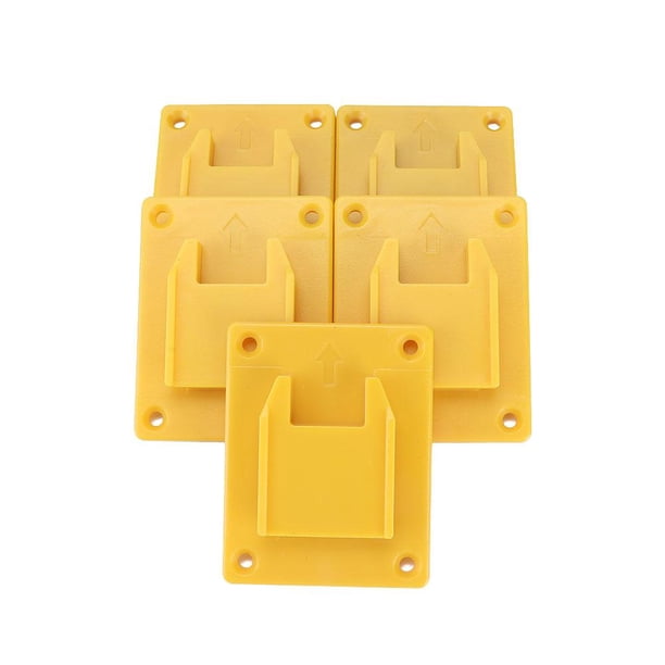 5 soportes de herramientas eléctricas para almacenamiento de máquinas para Dewalt Milwaukee (amarillo) Sywqhk Para estrenar