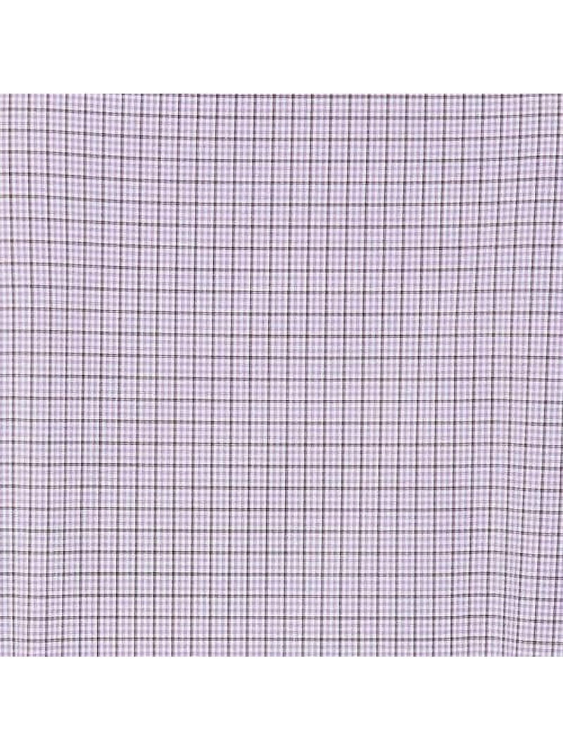 Kirkland Signature Men's Dress Shirt | Superior Quality, 17-17.5x36/37 / Purple Check