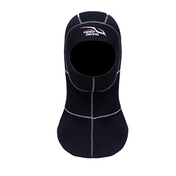 Gorro de buceo Sonducket Keep Diving DH-321 3 mm A prueba de frío Color sólido Flexible Natación Surf Linea plateada METRO
