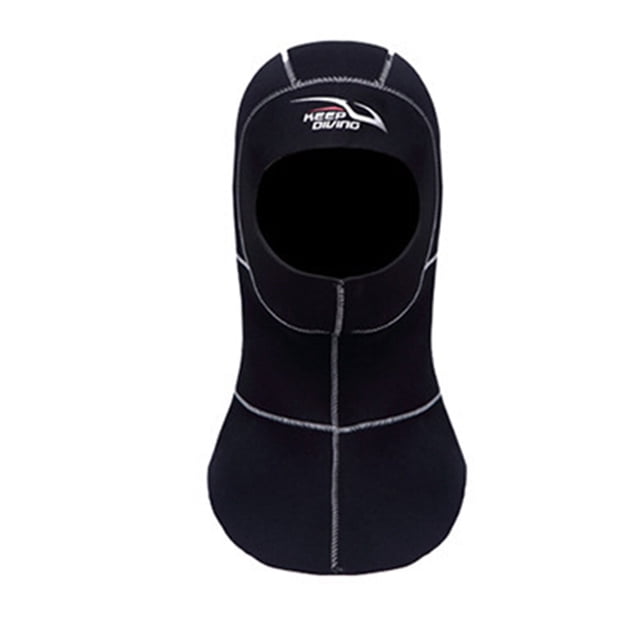 Greeniant Keep Diving DH-321 3mm Neopreno Dive Cap Hood Hombres Mujeres Head Cover Natación Sombrero Deportes acuáticos Accesorios Silver Line M Type2 NO2 Greeniant OD002585-12B