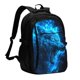 thumbnail image 1 of Fotbe Wolf Mochila con Estampado y Puerto USB para Hombre y Mujer, Mochila Antirrobo, Mochila de Viaje, Mochila Escolar, Mochila Universitaria, 1 of 7
