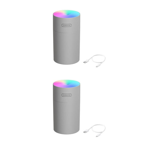 Matsuzay Humidificador 270/220ml 2W USB humidificador de aire difusor de pulverización para coche de oficina en casa Type2 NO2