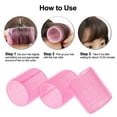 thumbnail image 5 of 10 pcs Hair Rollers Self Grip Salon Hairdressing Curlers DIY Curling Tool 4 color available, 5 of 5