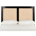 thumbnail image 2 of SAFAVIEH Vienna Cane Farmhouse Wood Headboard, Twin, Black, 2 of 6