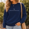 thumbnail image 4 of Jollimate Women's Faith Sweatshirt, Image of God Pullover, Religious Christian Apparel Gift, 4 of 6