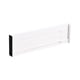 thumbnail image 2 of Separadores de cajones extensibles de plástico blanco ajustable de 14,6" y 10,6" – Organizador antideslizante para dormitorio, baño, cocina y almacenamiento de oficina, fácil de instalar, resistente, 2 of 8