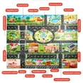 thumbnail image 1 of Kids Rug Children Toy Car Rug Town Road Map Cars City Play Mat Street Carpet Mat, 1 of 4