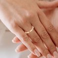 thumbnail image 3 of Pompeii 4mm Milgrain Plain High Polished Dome Wedding Band 10k White, Yellow, Rose Gold, 3 of 3