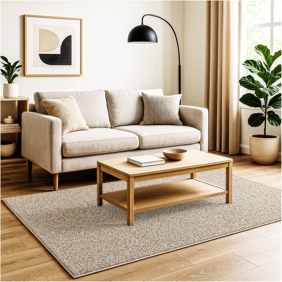 8' x 10' Soft and Cozy 32oz Area Rugs. Stain Resistant and Pet and Kid Friendly. Perfect for and Room Apartments, Dorms,etc. Many Sizes Available (Color: Oyster Bay)