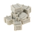 thumbnail image 3 of Modelo de Caja Y Bolsas de Resina 1/35 Y Kit de Modelo de Escenario de Estatuas de Esqueletos de Resina de 20 Piezas, 3 of 9