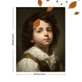 thumbnail image 3 of Qisvanset Boy Portrait Oil Canvas Art 15.75x11.81 Inches, 3 of 8