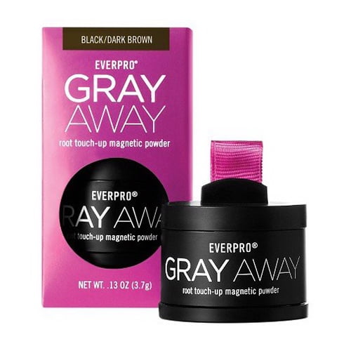 ballon nyhed Nominering Everpro Gray Away Root Touch-Up Magnetic Powder Hair Color, Black/Dark  Brown, 0.13 oz - Walmart.com