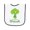 White and Navy, variant on Inktastic Believe in Broccoli Baby Terry Cloth Bib