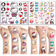 thumbnail image 2 of Juego de 4 pegatinas de Hello Kitty para tatuajes, resistentes al agua, originales, con diseño de perro canela, suministros para fiestas de cumpleaños, decoración, regalo para niños Kuromied, 2 of 4