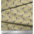 thumbnail image 3 of Soimoi Velvet Fabric Dalmatian Dog Print Fabric by Yard 58 Inch Wide, 3 of 3