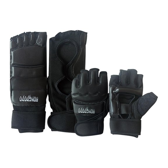 Guantes de Kickboxing Sunnimix Guantes de boxeo de cuero PU