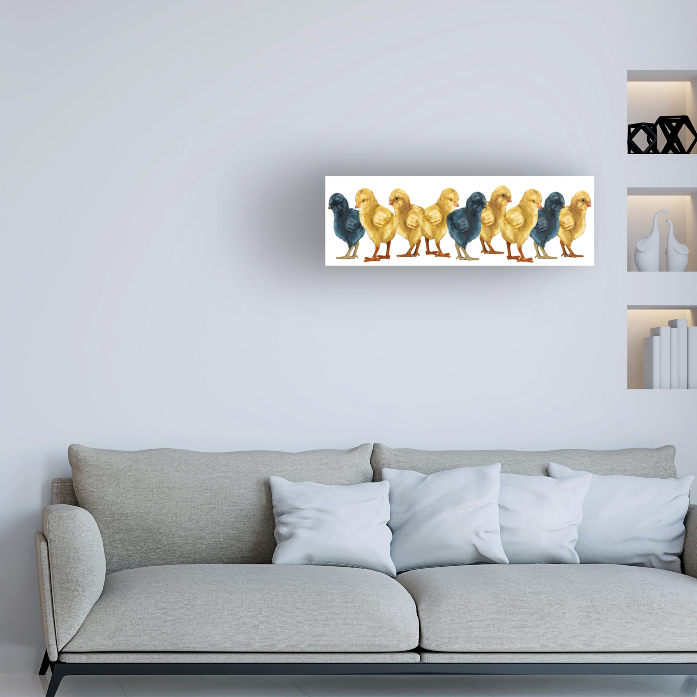 RetroPlanet 'Chicks Group No Wood' Canvas Art