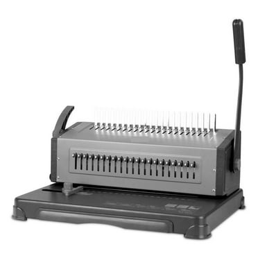 3873 Heavy Duty Manual Comb Binding Machine 425 Sheets Binding Machine 18 Holes 425 Pages Binding 25 Sheets Punch Hole ,Easy to Use