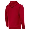 thumbnail image 3 of Men's Antigua Scarlet San Francisco 49ers Brushed Carbon Victory Pullover Hoodie, 3 of 4