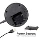 thumbnail image 4 of Decoración de hogares, bola de iones con base USB de 3 pulgadas, bola electrostática de vidrio, rendimiento lleno de energía, 4 of 8
