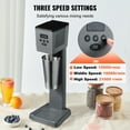 thumbnail image 4 of KFFKFF Milkshake Creator, 375W Power, Single Spindle Beverage Mixing Unit, Smart LED Microswitch, 3-Speed Functionality, Includes 820 ml Metal Cup, 4 of 9