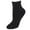Black, variant on CTM  Diabetic Cushioned Ankle Socks (3 Pairs) (Women)