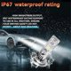 thumbnail image 5 of 2PCS 30000LM H7 LED Headlight Bulbs High Power Auto Headlamp Bulbs, 5 of 5