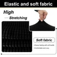 thumbnail image 5 of U-NICE HOME 2 Pieces Stretch Recliner Chair Cover Washable Chair Slipcover With Individual Seat Cushion for Pet Friendly, Black, 5 of 7
