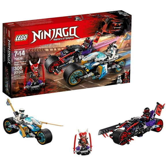 LEGO NINJAGO Street Race of Snake Jaguar 70639 Building Kit (308 Piece)