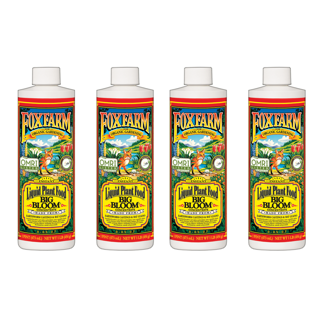 FoxFarm FX14091 Big Bloom Liquid Concentrate Organic Plant Food, 1 Pint