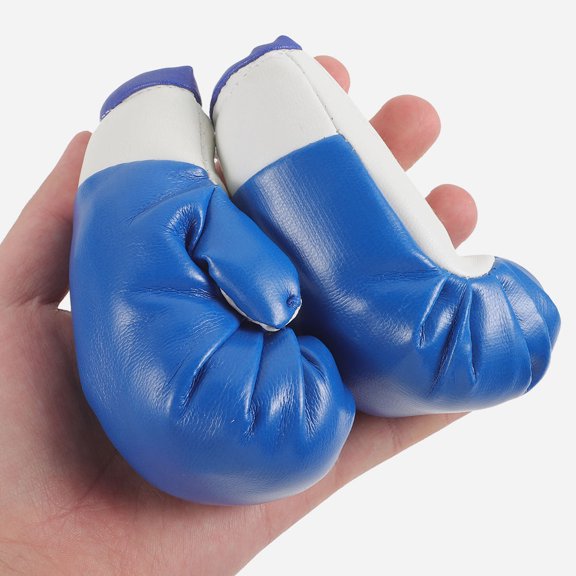 DEEPCRAFF Mini Boxing Glove Keychain Set, 2 Pairs of PVC Gloves for Boxing Fans, Sports Enthusiasts, and Collectors