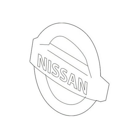 Genuine OE Nissan Emblem - 62890-9PF0B