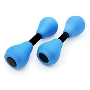 2 Pieces Aqua Dumbbells Aquatic Barbell Water Aerobics Exercise Fitness Dumbbell Swimming Pool Exercise Equipments