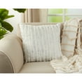 thumbnail image 2 of SARO 2323P.GL15S 15 in. Faux Fur with Brushed Metallic Foil Print Down Filled Throw Pillow - Gold, 2 of 5