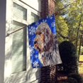 thumbnail image 2 of Caroline's Treasures SC9780CHF Flocons de Neige d'Hiver Drapeau Toile, Grand, Multicolore, 2 of 5