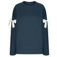 thumbnail image 4 of Christmas Sweaters for Women Winter Pullover Long Sleeve Crewneck Santa Snowman Knit Jumper, 4 of 5