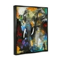 thumbnail image 3 of Layered Elephant Bold Wildlife Abstract Graphic Art Jet Black Framed Art Print Wall Art, 3 of 6