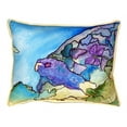 thumbnail image 3 of Betsy Drake HJ960 16 x 20 in. Purple Turtle Large Indoor & Outdoor Pillow, 3 of 4