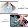 thumbnail image 4 of Coral Waterproof Canvas Picnic Blanket Outdoor Mat for Beach, Camping, Hiking - Large Foldable Portable Mat with Handle and Waterproof Backing - 200cm x 150cm, 4 of 6