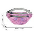 thumbnail image 3 of Unique Bargains 1 Pc Fanny Pack Multi-functional Waist Bag Pink, 3 of 6