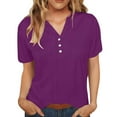 thumbnail image 2 of Stylish Women's Shirts With V Neck Design Pocket Detail For Casual Wear For Summer Outfits Easy To Wash And Pair With Jeans Or Casual Pants Women Casual V Neck Tops Ts 453u Casual Womens Top Women V, 2 of 8