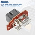 thumbnail image 4 of Unique Bargains Car HVAC Blower Motor Resistor Heater Fit for Ford for Ranger 1995-2011 Silver Tone, 4 of 7